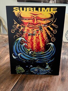 Sublime "Bad Fish" 12x16 Portrait Print – Ska Punk Reggae Rock Wall Art
